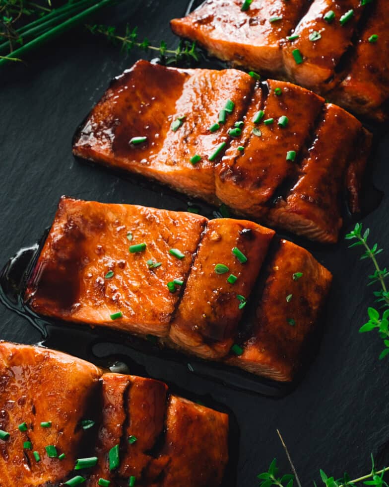 Maple Glazed Salmon A Couple Cooks