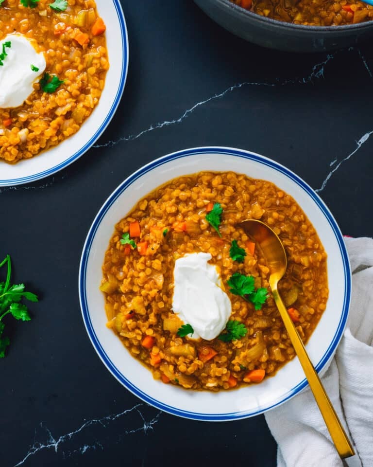 Simple Red Lentil Soup A Couple Cooks