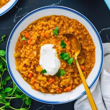 Red lentil soup