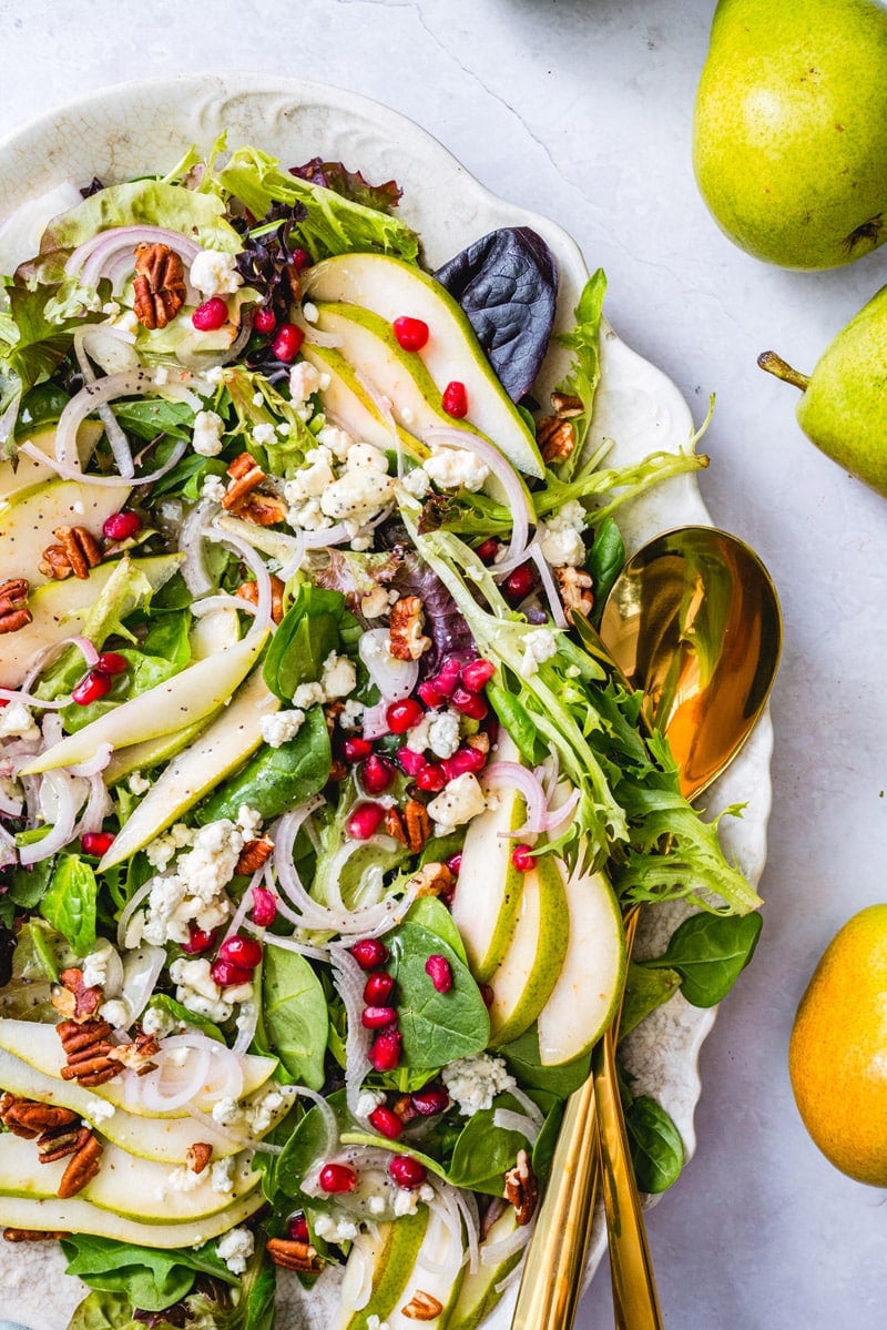 Pear Salad with Gorgonzola