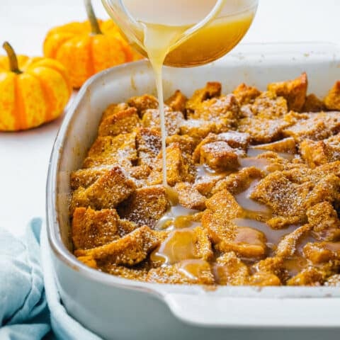 Pumpkin Bread Pudding – A Couple Cooks