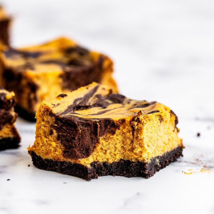 Image for Pumpkin Chocolate Cheesecake Bars