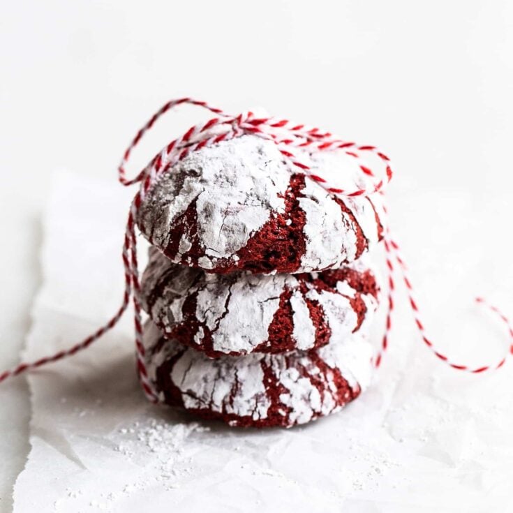 Image for Red Velvet Crinkle Cookies
