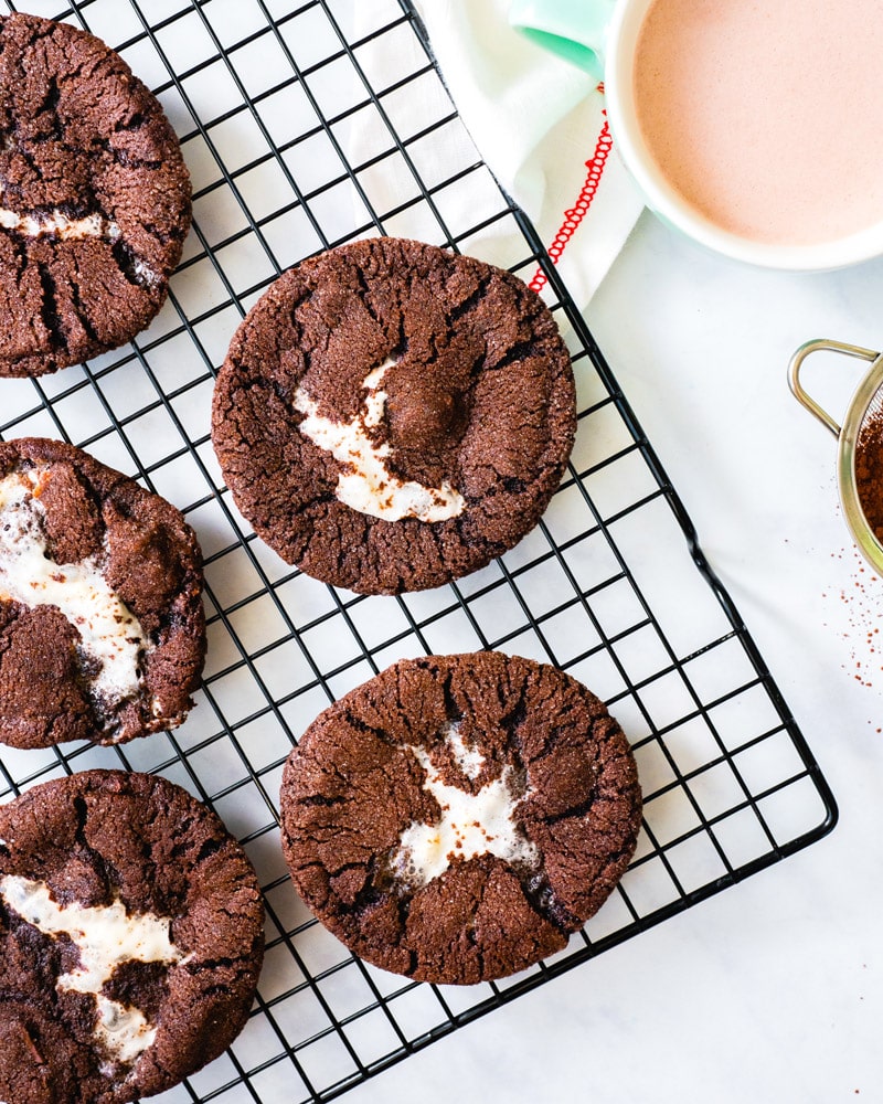 Hot Chocolate Cookies