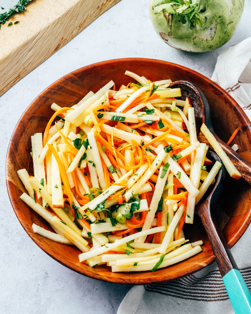 Korean Carrot Salad with Coriander - Alyona's Cooking