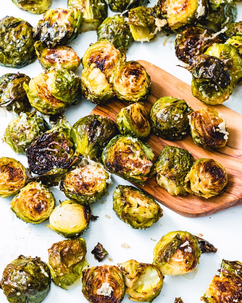 Parmesan Brussels sprouts