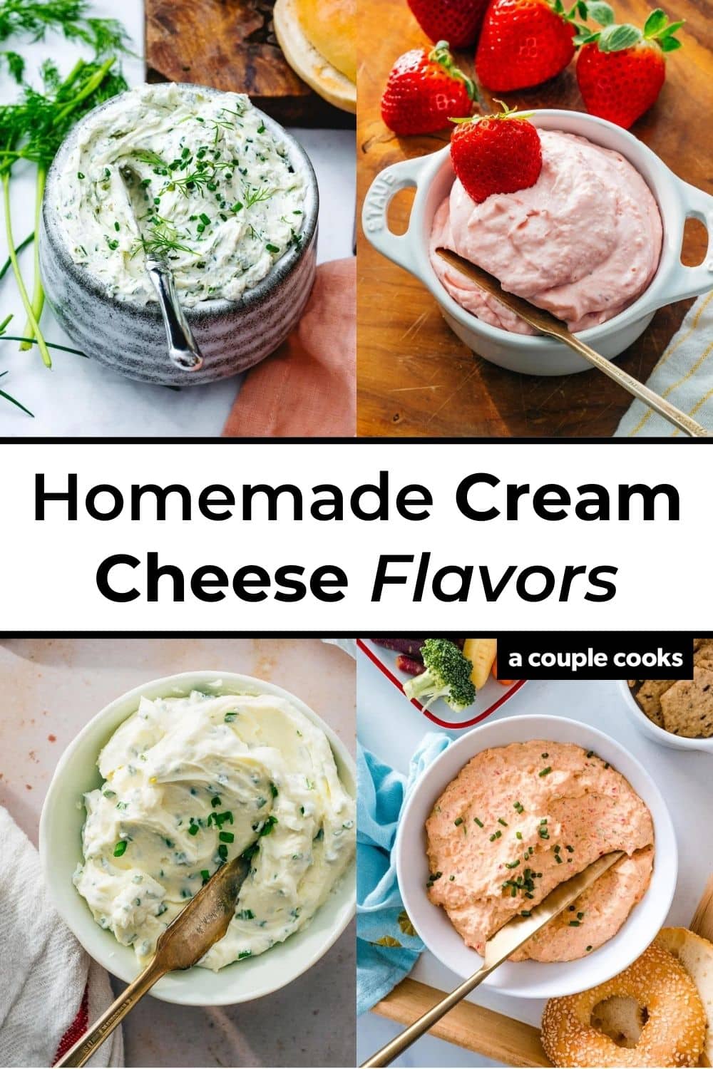 8 Homemade Cream Cheese Flavors A Couple Cooks