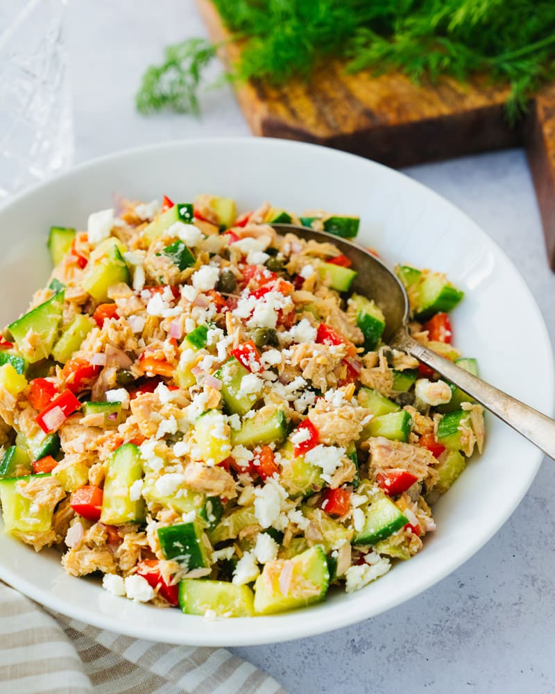 Mediterranean Tuna Salad A Couple Cooks