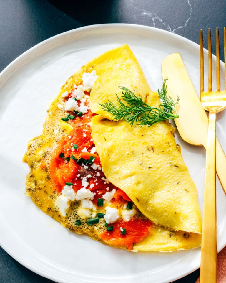 Smoked Salmon Omelette A Couple Cooks