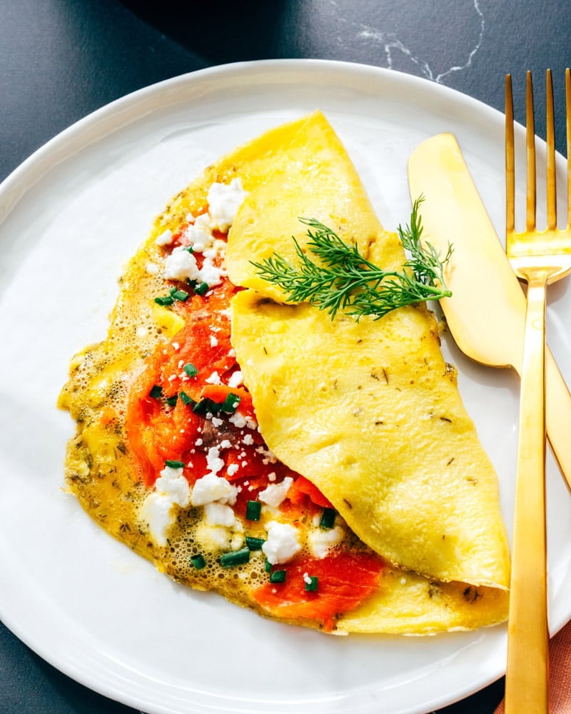 Smoked Salmon Omelette