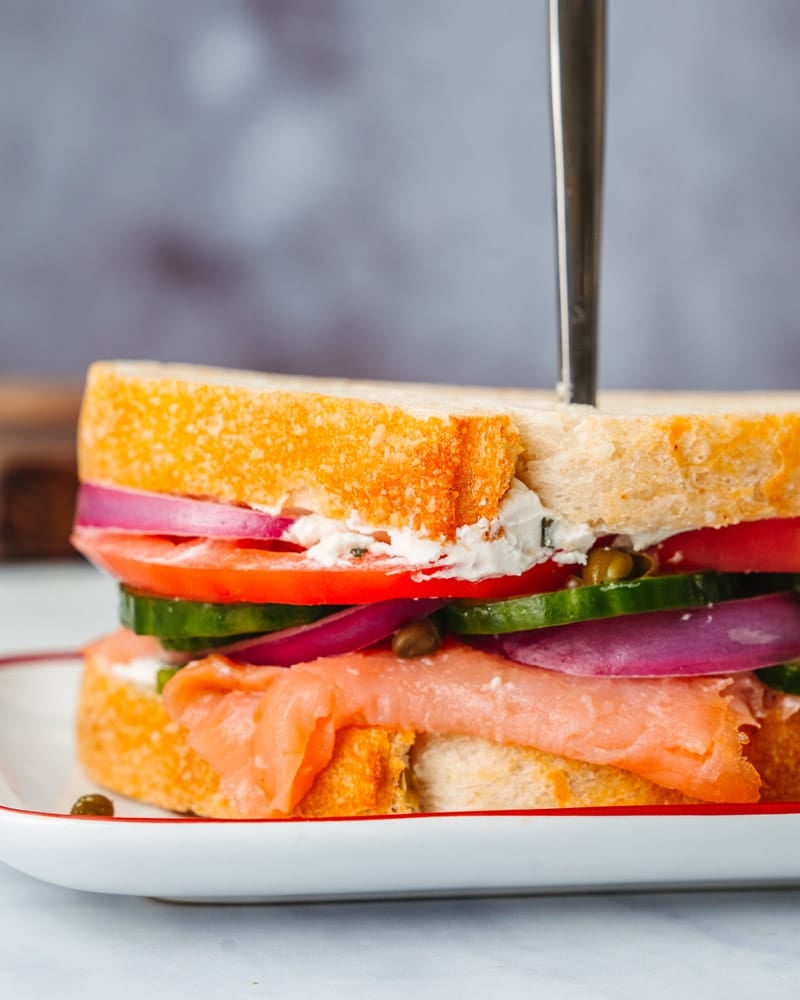 Smoked Salmon Sandwich