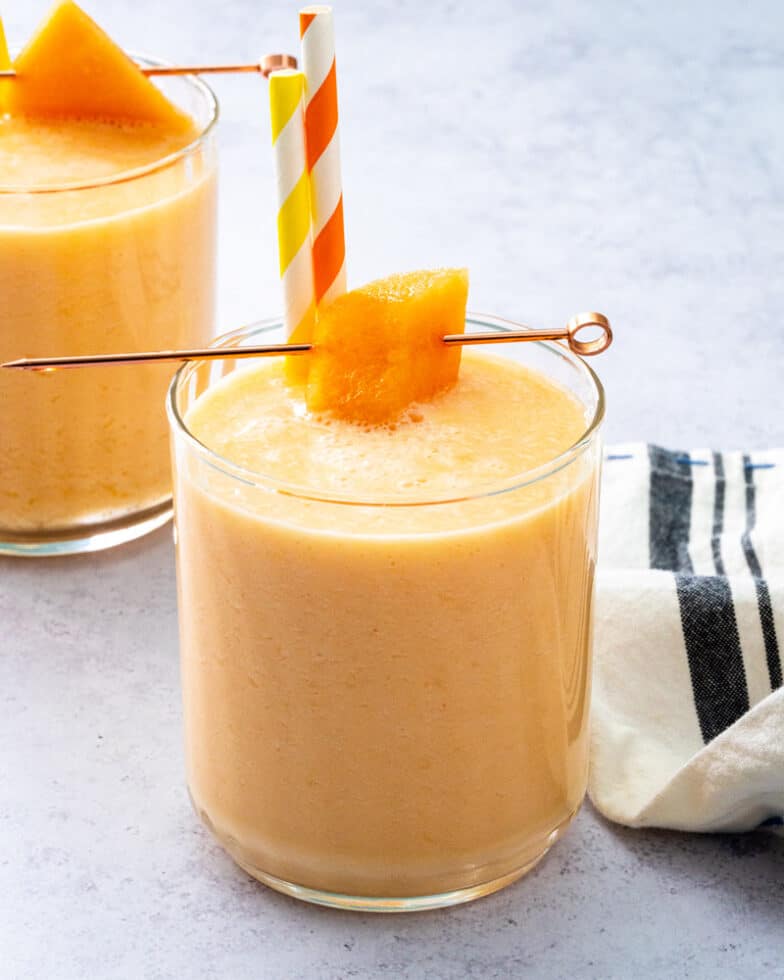 Cantaloupe Smoothie A Couple Cooks