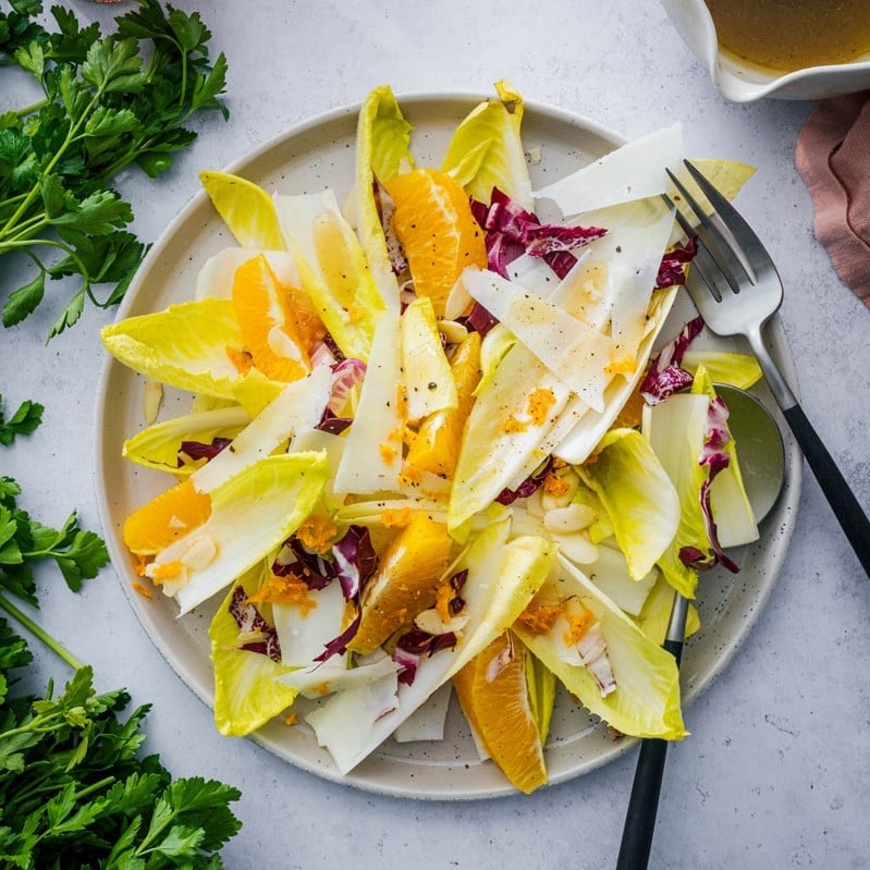 Endive Salad with Parmesan & Orange – A Couple Cooks