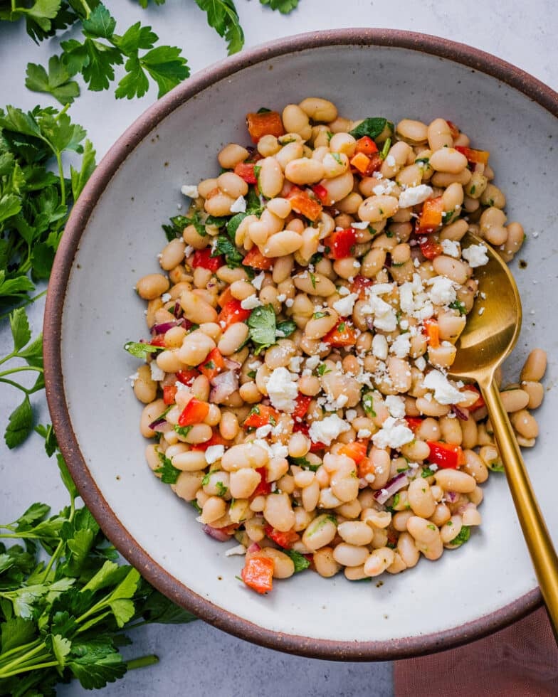 Easy White Bean Salad – A Couple Cooks