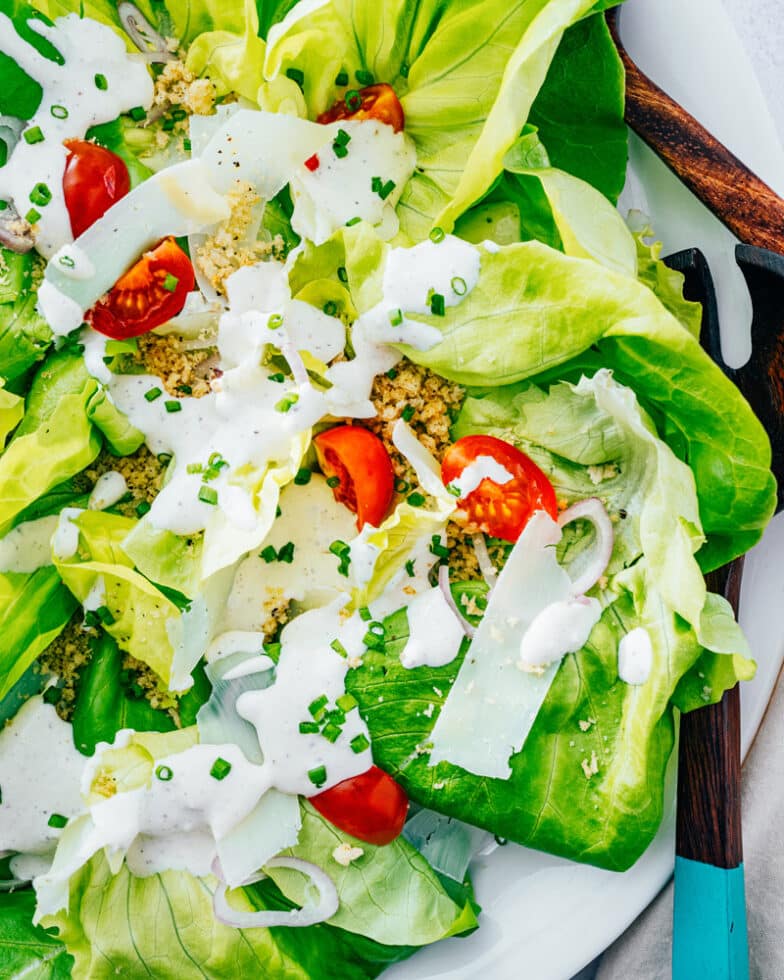 Butter Lettuce Salad with Parmesan Dressing LaptrinhX / News