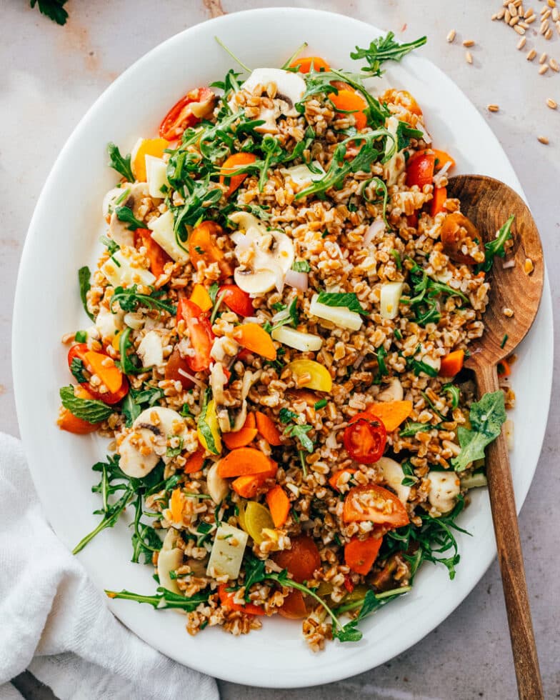 Hearty Farro Salad A Couple Cooks