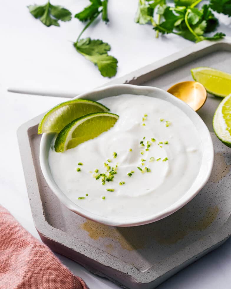 Easy Lime Crema A Couple Cooks