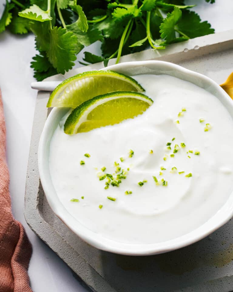 Easy Lime Crema A Couple Cooks