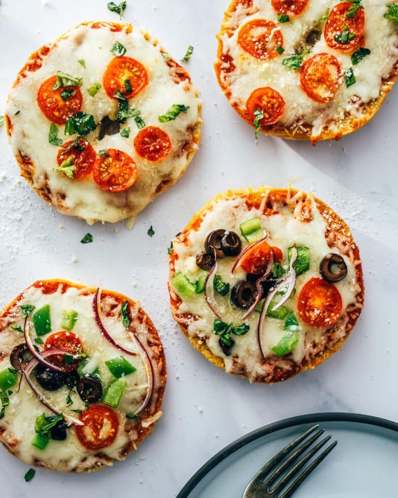 Pizza Bagels – A Couple Cooks