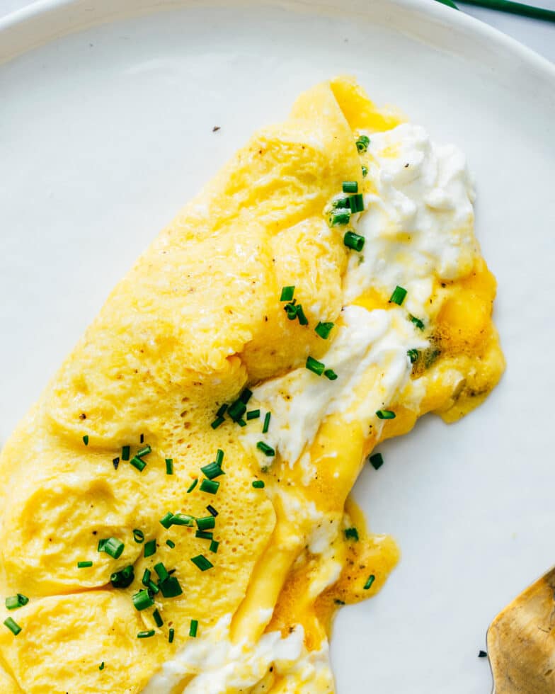 Goat Cheese Omelette A Couple Cooks