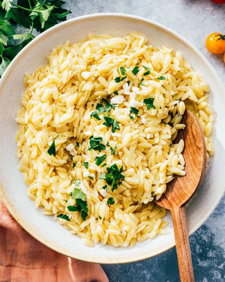 Easy Lemon Orzo A Couple Cooks
