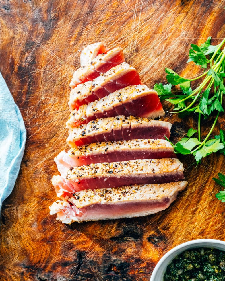 Easy Seared Ahi Tuna Steak Easy Seared Ahi Tuna Steak