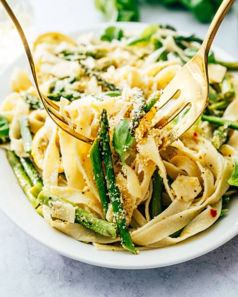 Asparagus Pasta with Lemon A Couple Cooks
