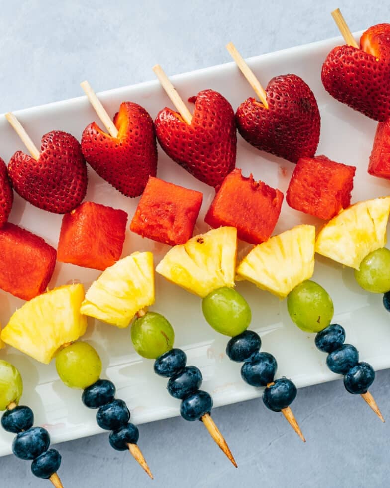 Fruit Skewers A Couple Cooks