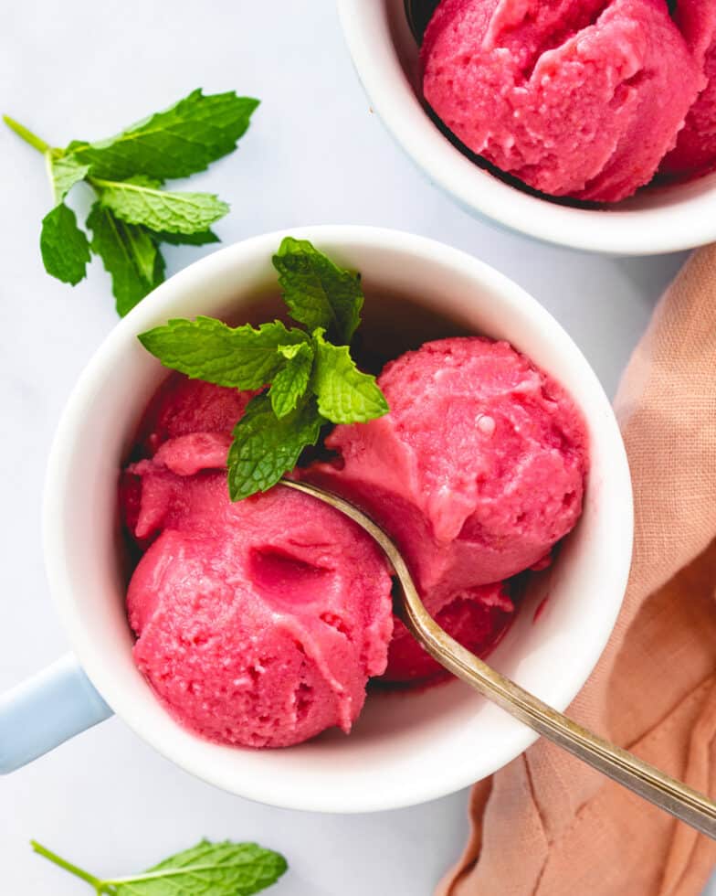 Raspberry Sherbet A Couple Cooks