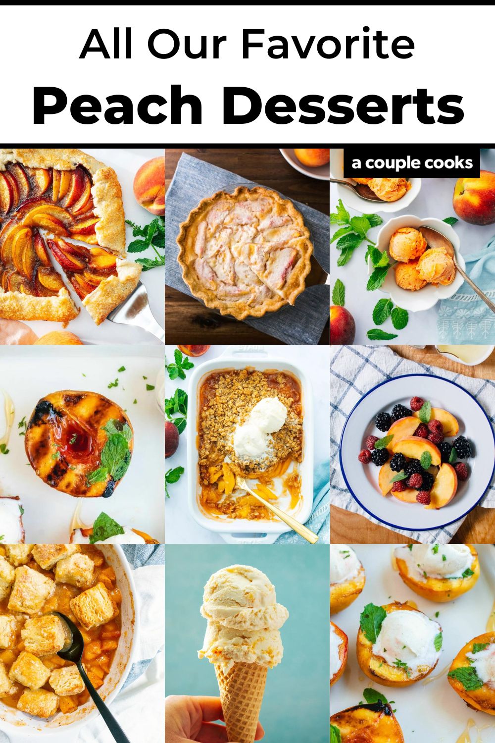 25 Perfect Peach Desserts A Couple Cooks