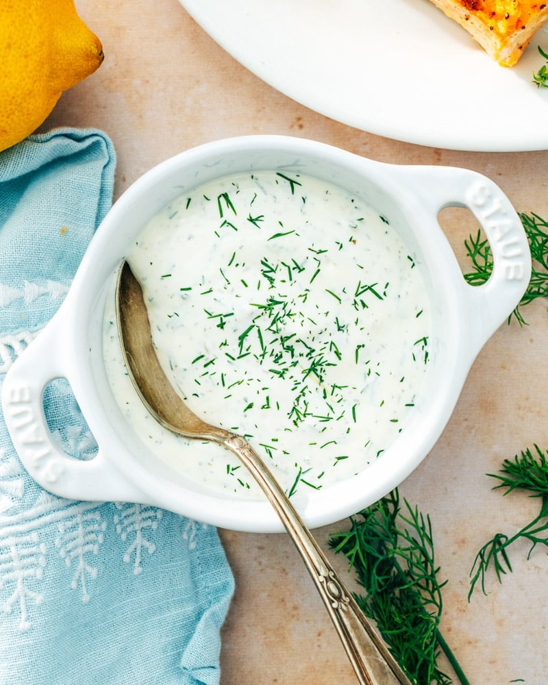 Dill sauce for salmon