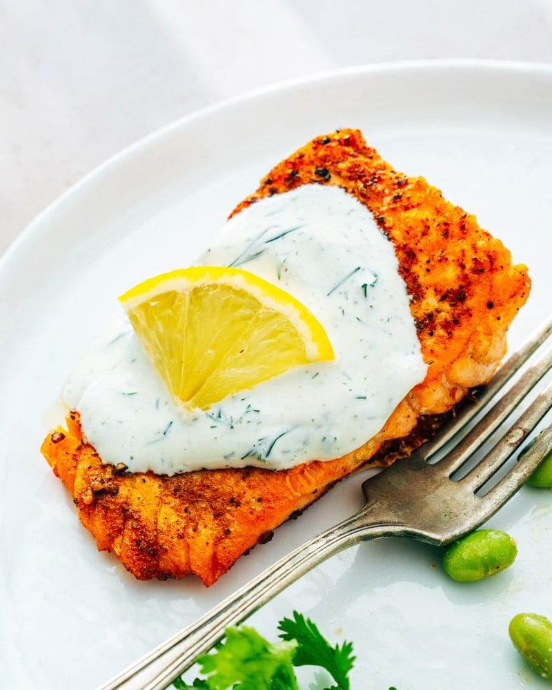 Dill sauce for salmon