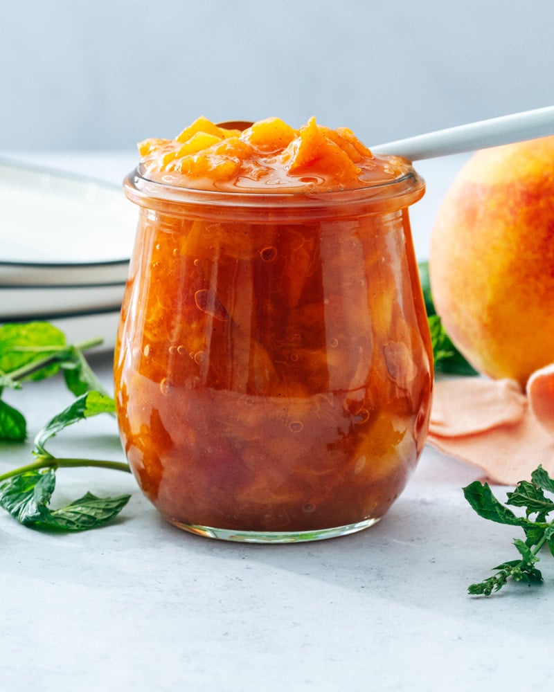 Peach Compote A Couple Cooks