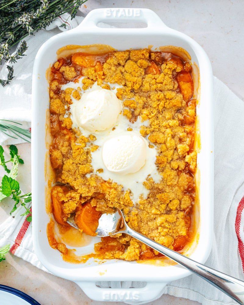 Peach Crumble