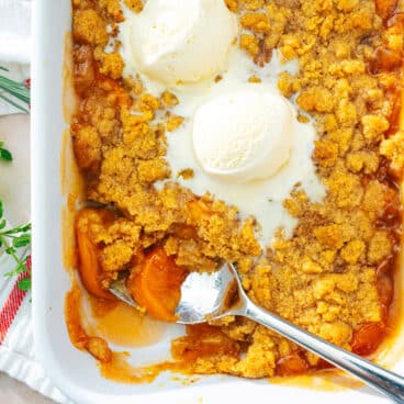 Peach Crumble