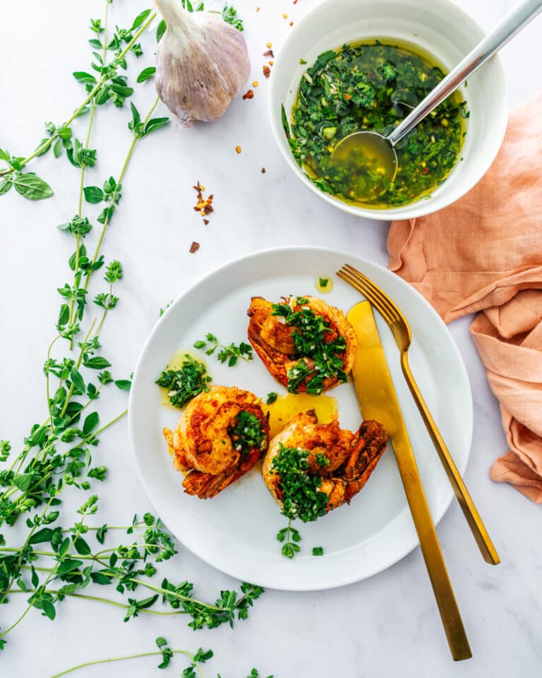 Jumbo Shrimp with Chimichurri A Couple Cooks