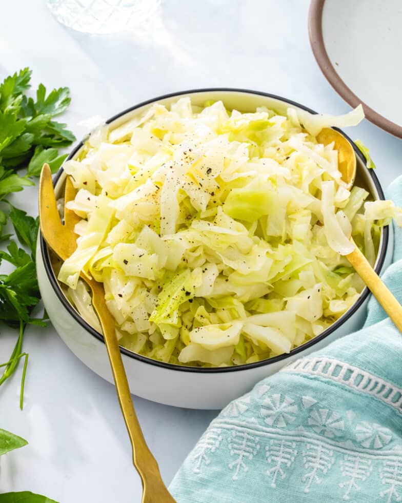 Easy Steamed Cabbage A Couple Cooks