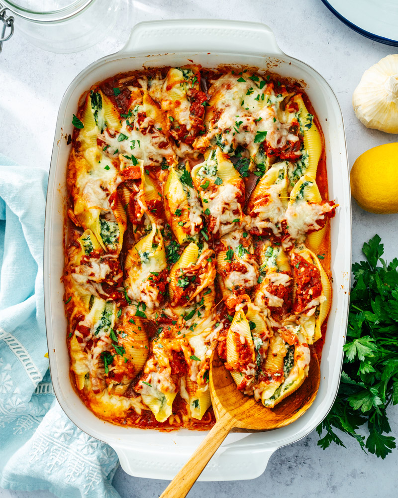 Easy Stuffed Shells A Couple Cooks