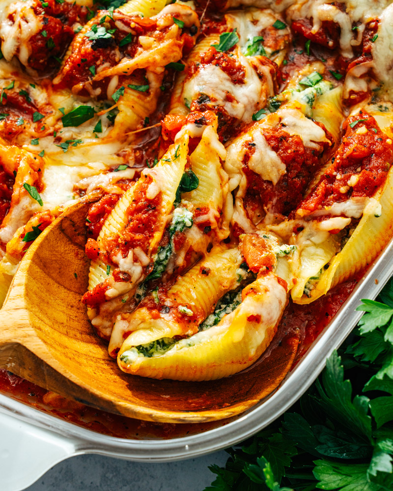 Easy Stuffed Shells A Couple Cooks
