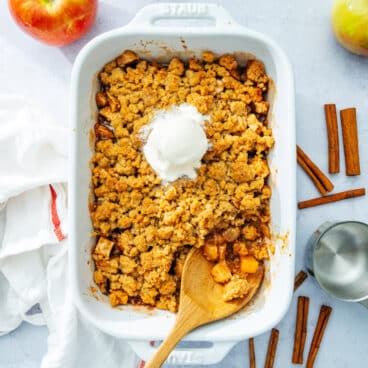 Apple crumble