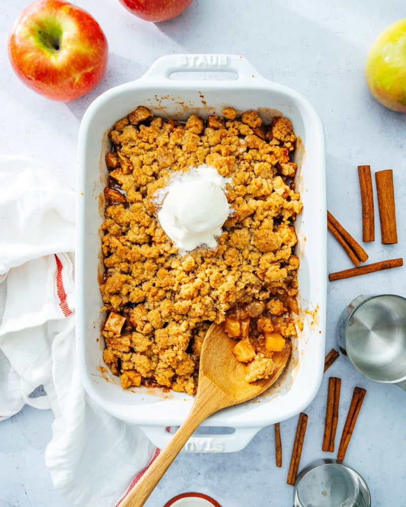 Apple crumble