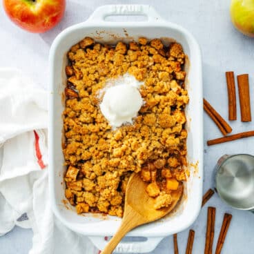 Apple crumble