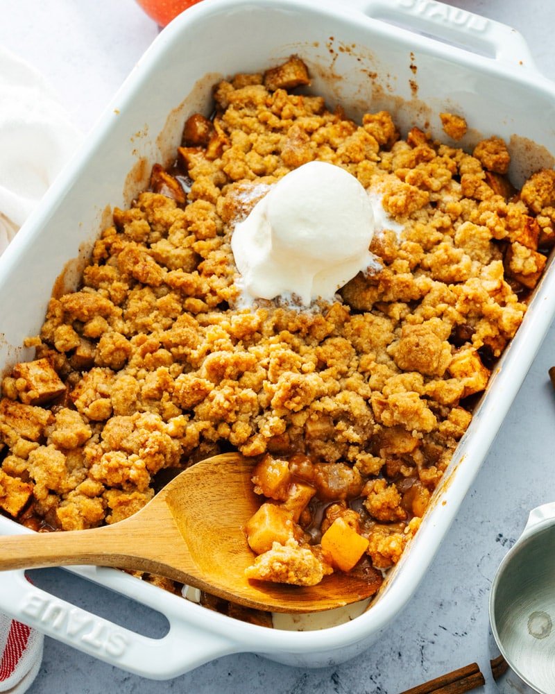 Apple crumble