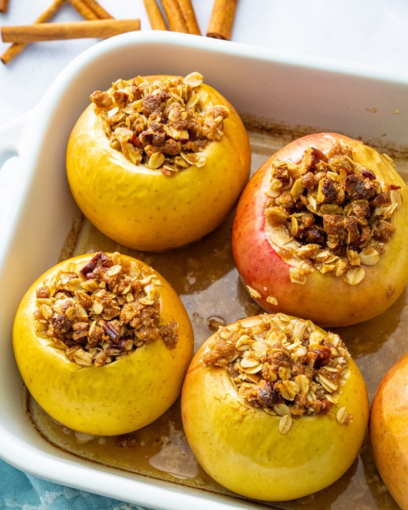 Easy Baked Apples (Stuffed or Sliced)