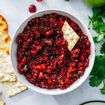 Cranberry salsa