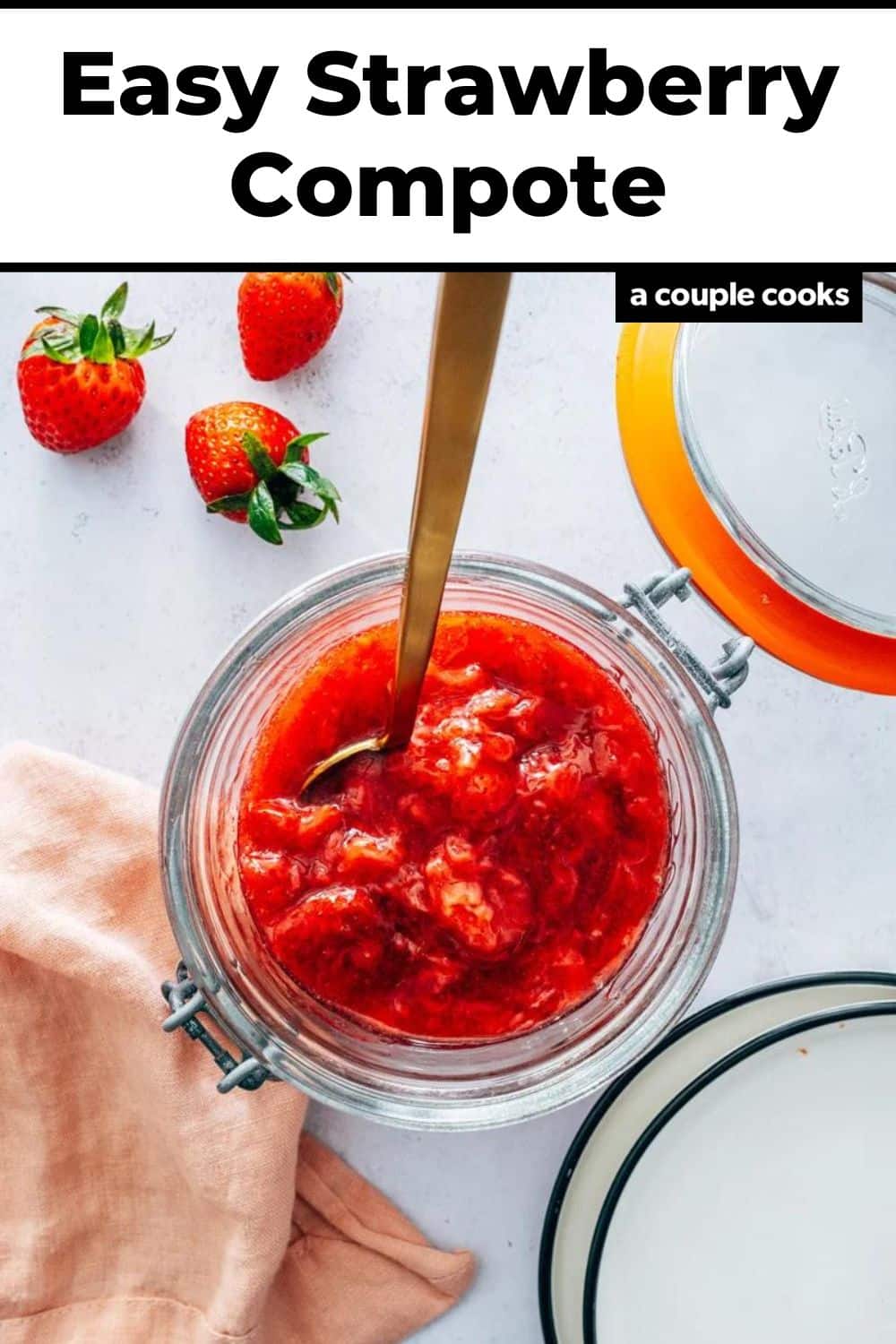 Easy Strawberry Compote A Couple Cooks