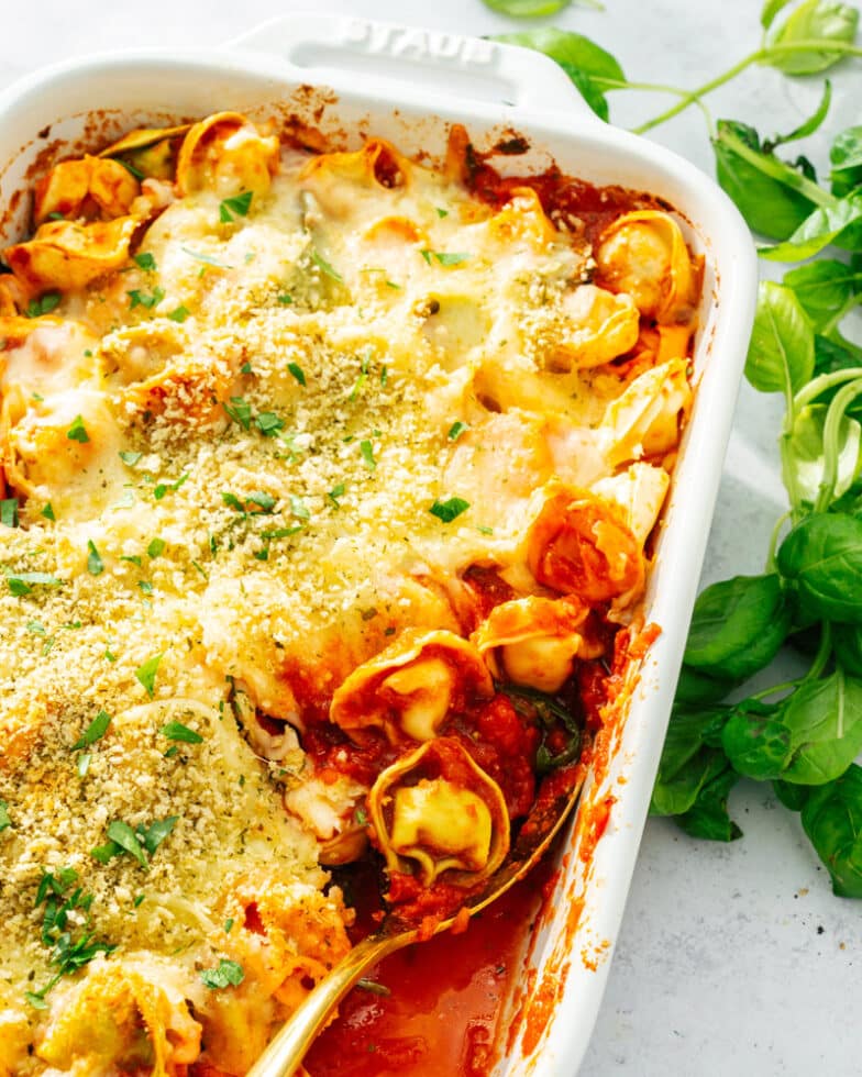 Baked Tortellini – A Couple Cooks