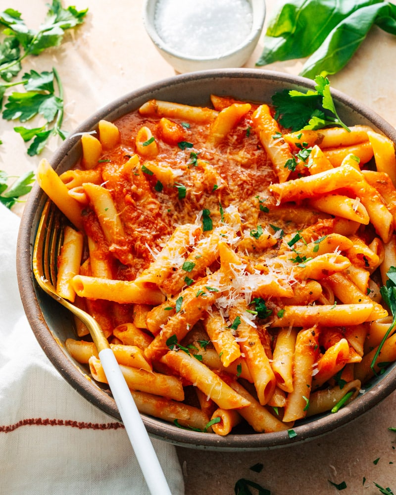 Classic Red Sauce Pasta – A Couple Cooks