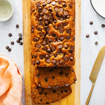 Pumpkin Chocolate Chip Bread