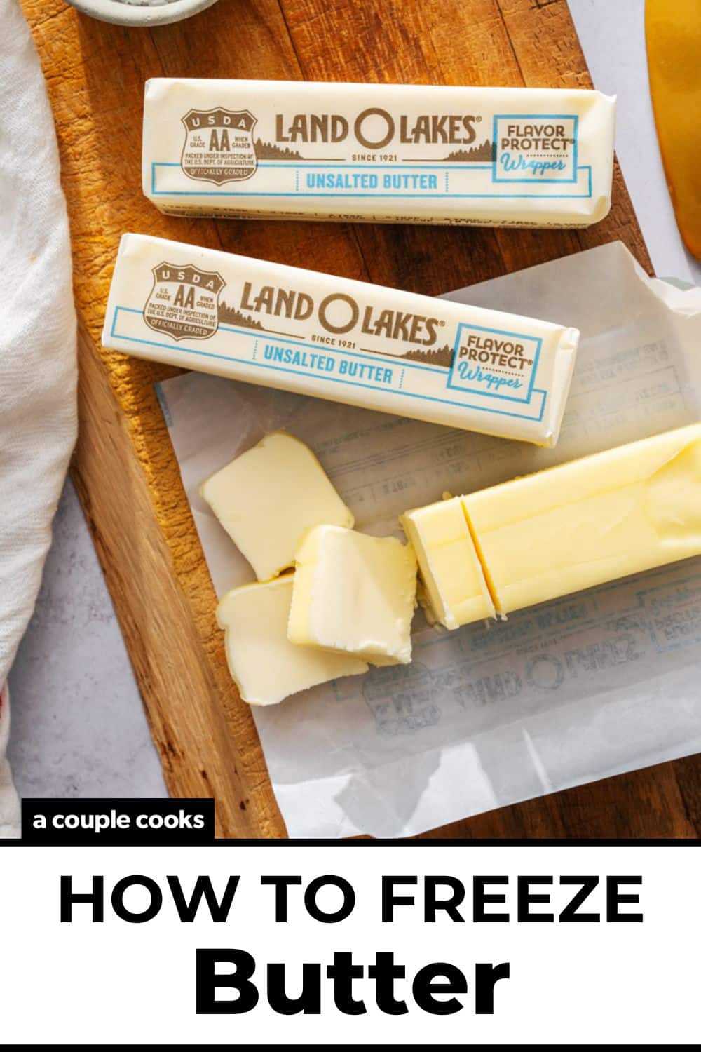 Can You Freeze Butter? A Couple Cooks